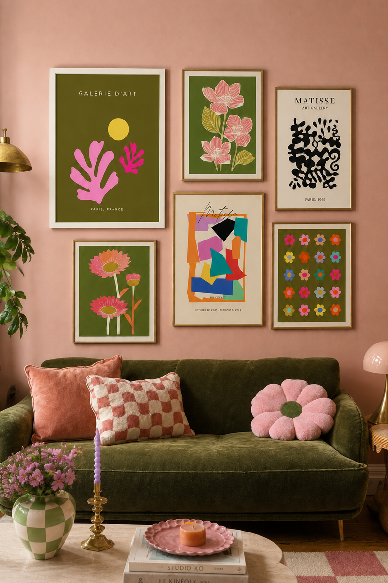 Playful Heritage — living/gallery-wall