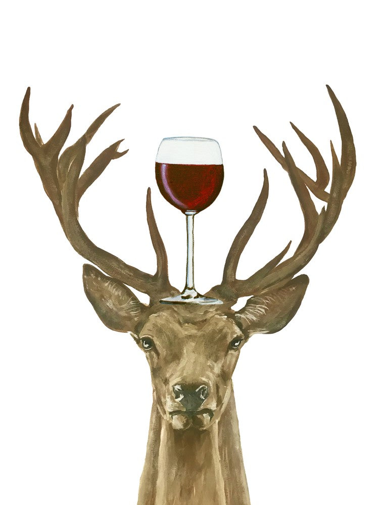 Deer With Wineglass