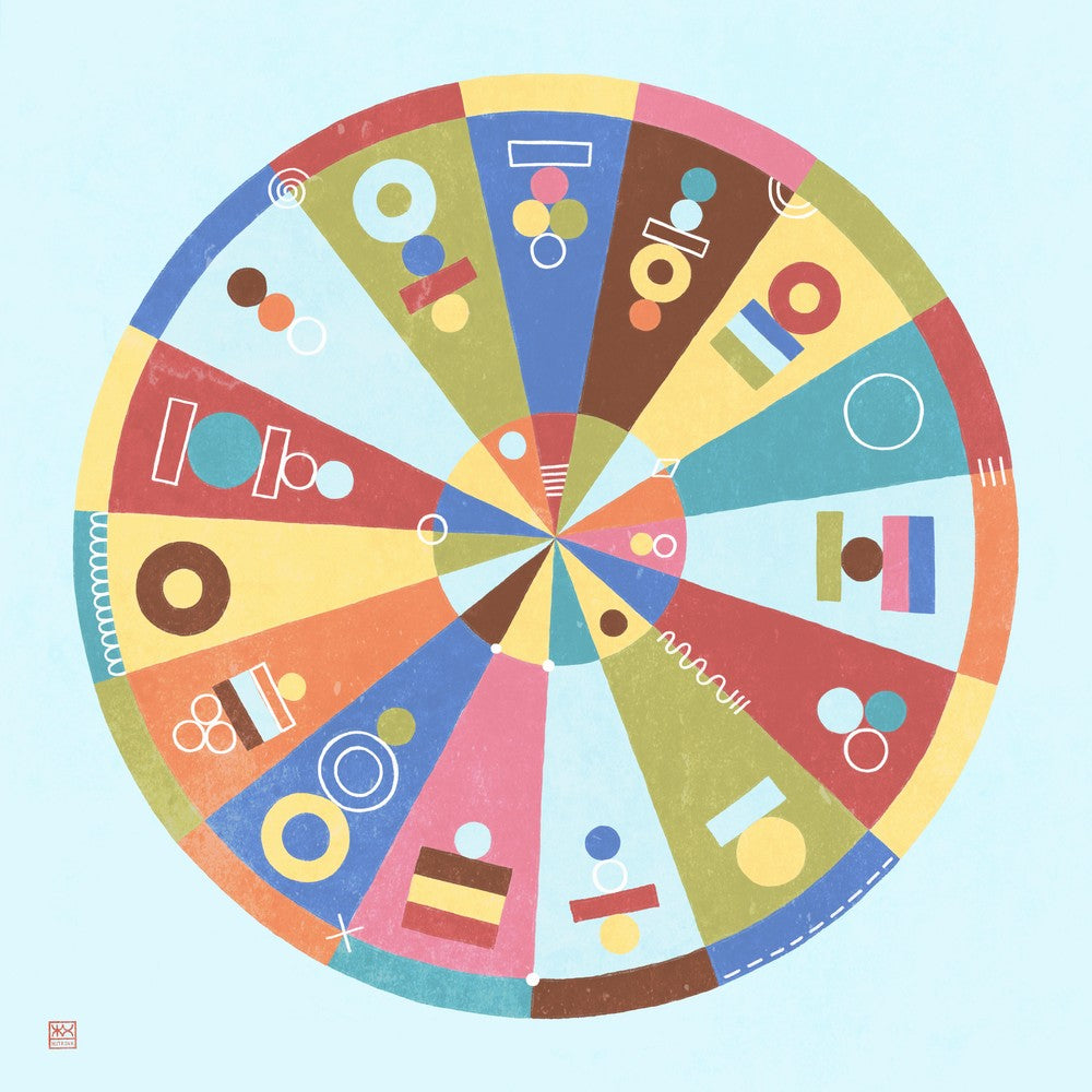 Double Fortune Wheel Mandala