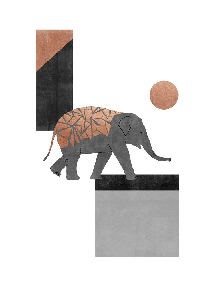 Elephant Mosaic I
