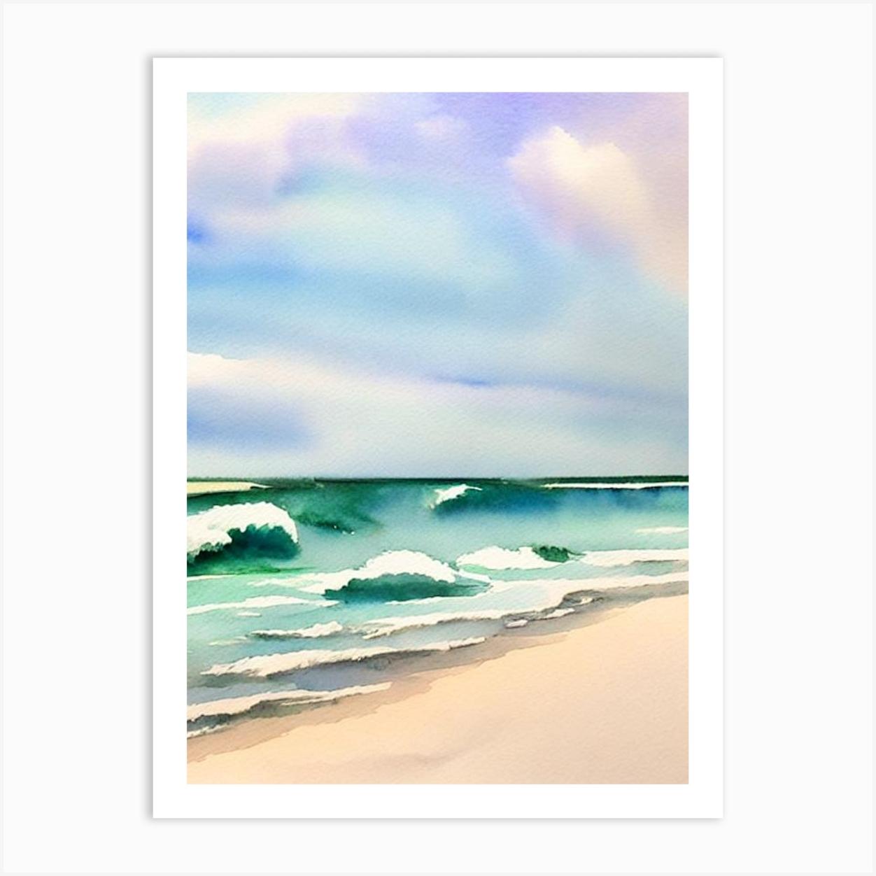 Wrightsville Beach North Carolina Watercolour