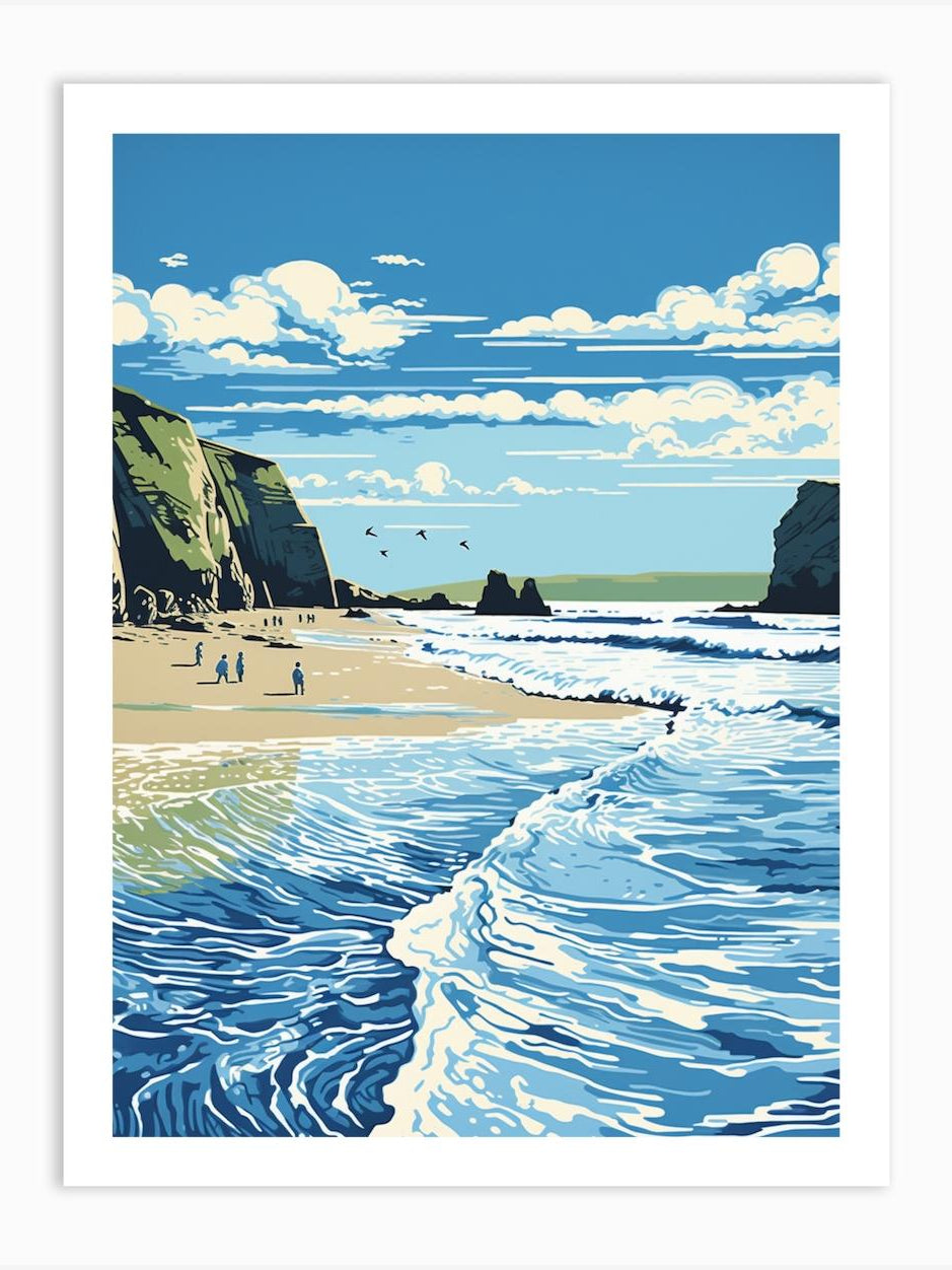 A Picture Of Barafundle Bay Beach Pembrokeshire Wales2