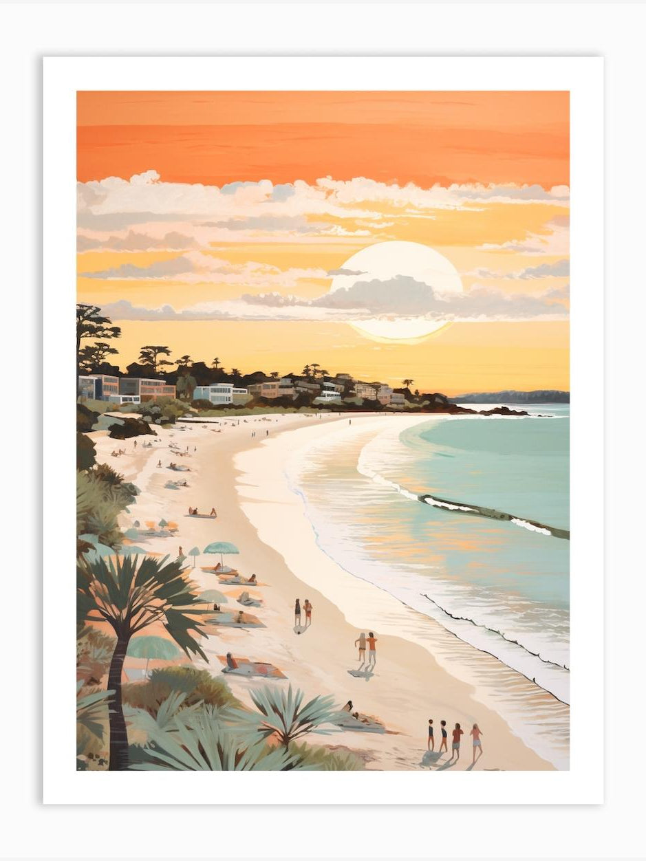 Noosa Main Beach Golden Tones 1