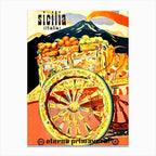 Sicily Carriage Full Of Fruits