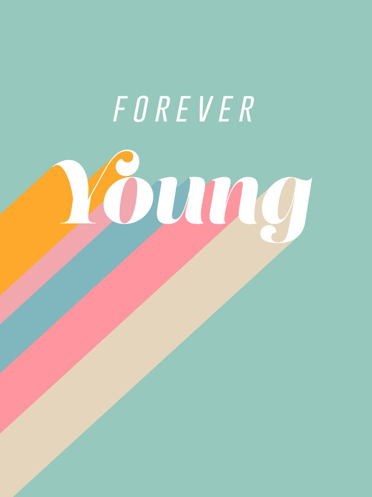 Forever Young Retro Blue