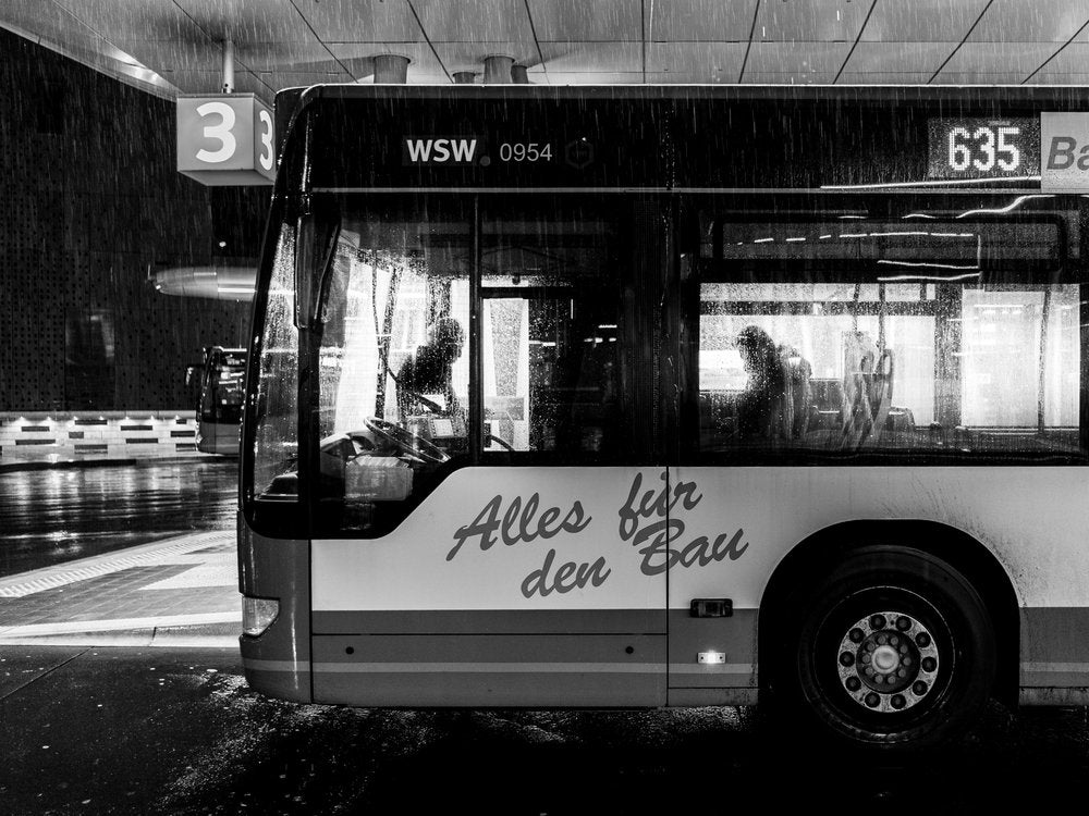 Rainy Night Bus