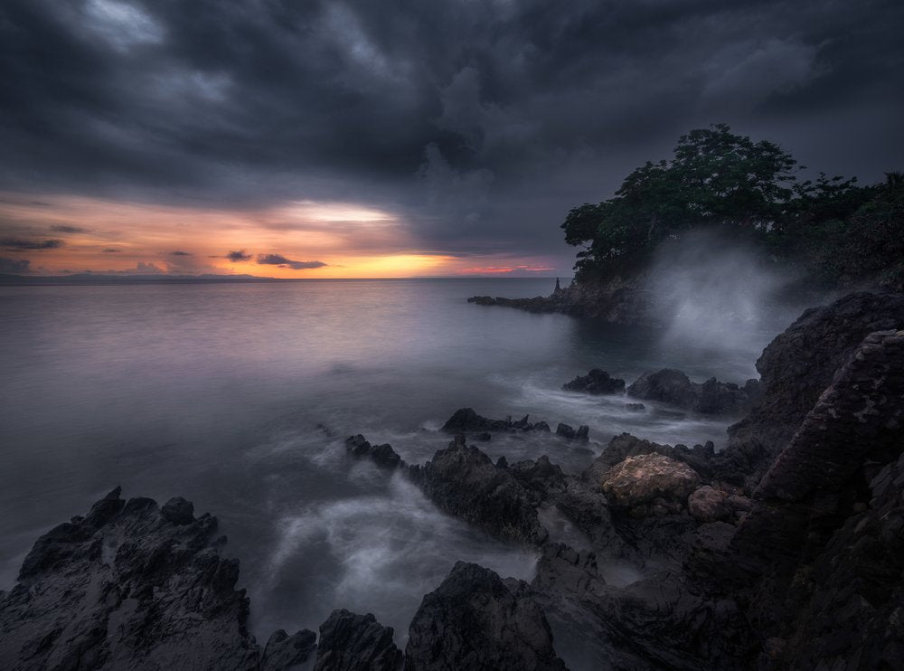 Dramatic Coastal Sunset