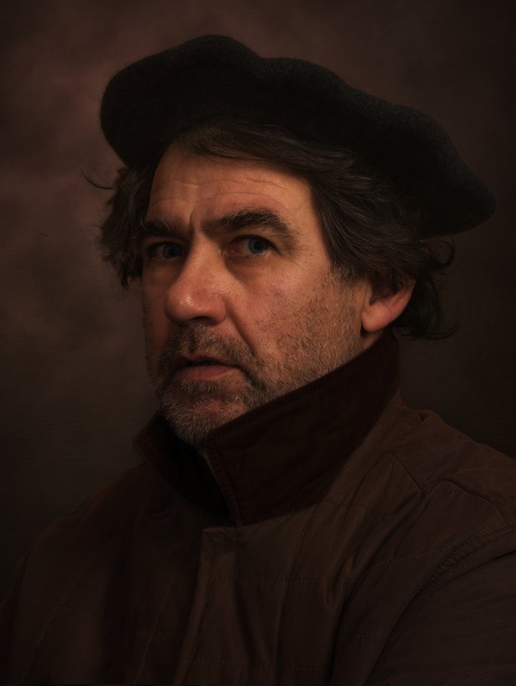 Man in Beret Portrait