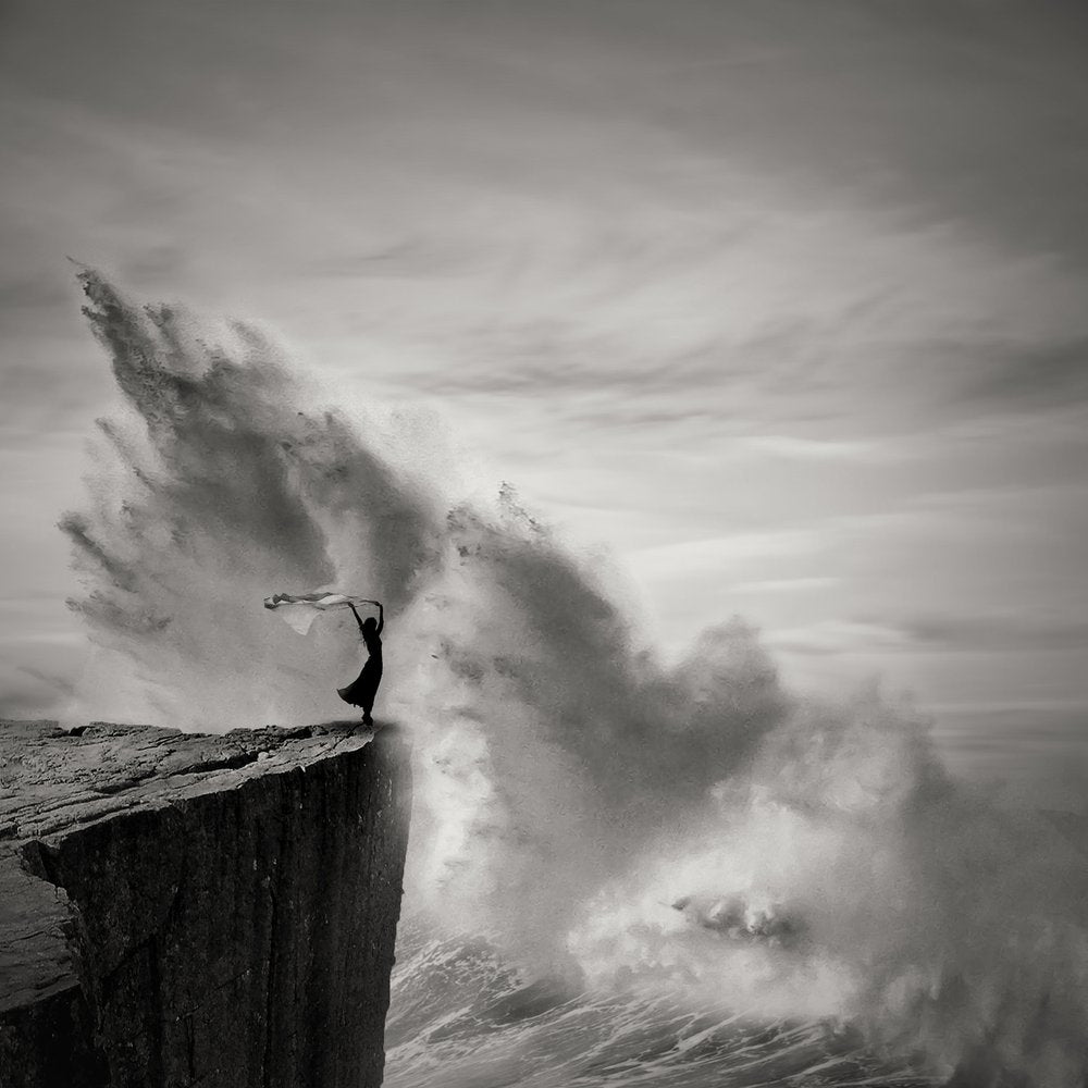 Dramatic Ocean Silhouette