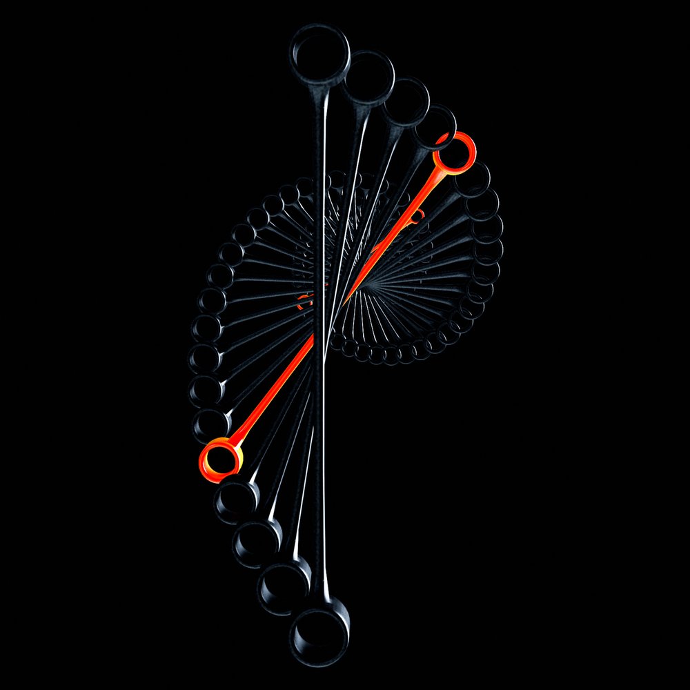 Glowing Wrench Spiral