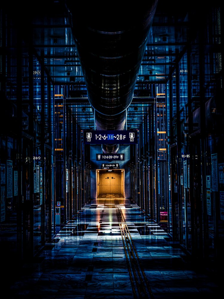 Deep Blue Corridor