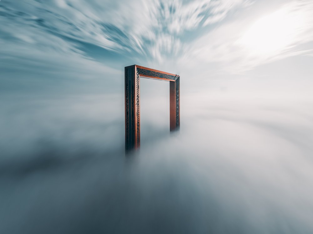 Frame Above Clouds