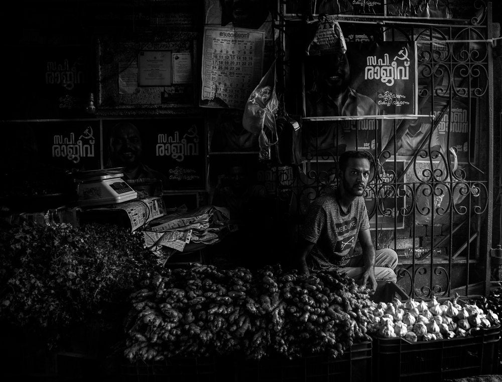 Indian Market Vendor