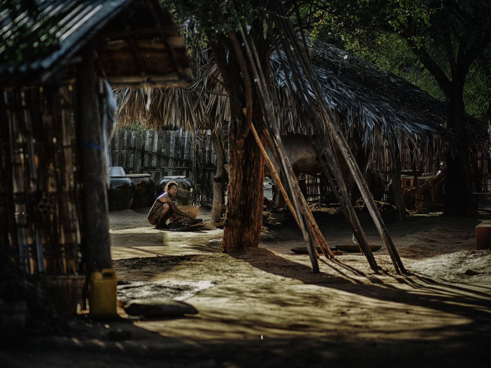 Warm Light Village Life