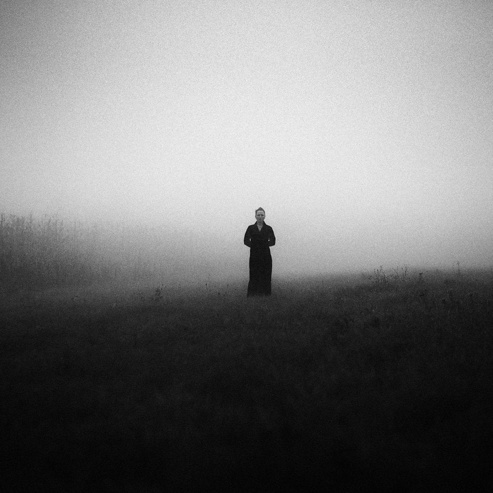 Mysterious Woman In Fog