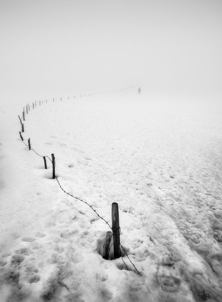 Solitary Winter Walk