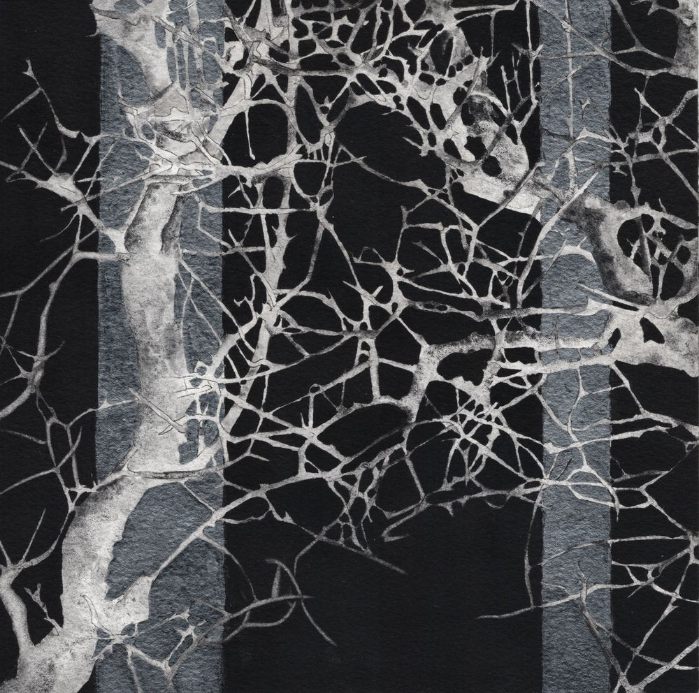 Silvery Branches Pattern