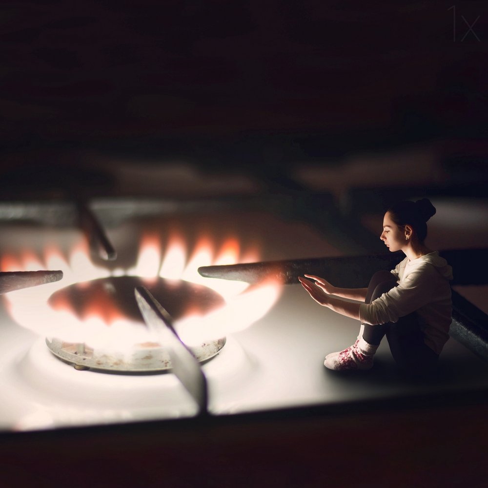Warming Hands by Flame