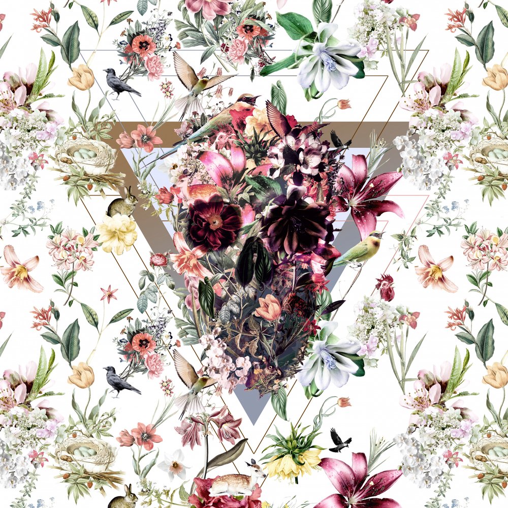 Dark Floral Skull