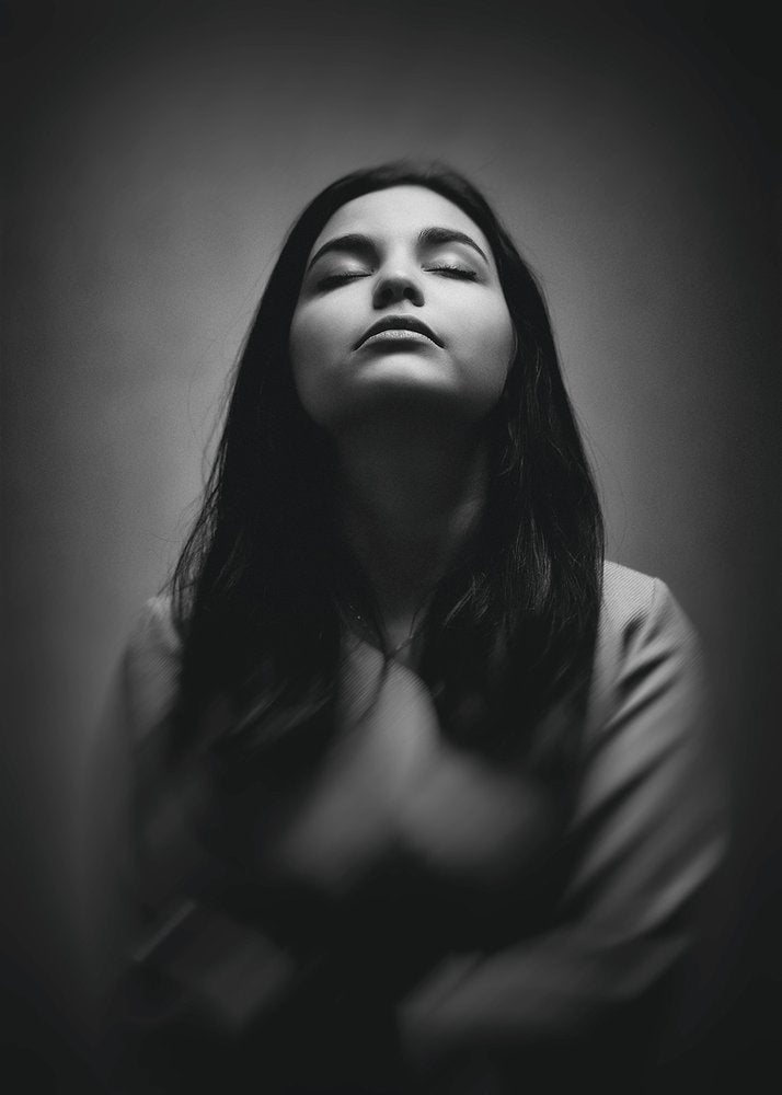 Serene Woman In Thought