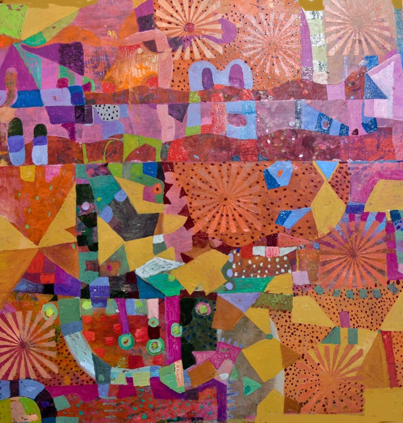 Vibrant Geometric Patchwork