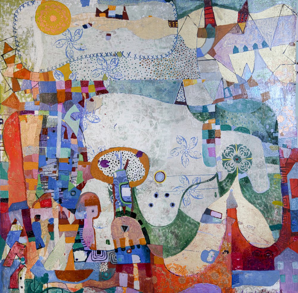 Whimsical Patchwork City