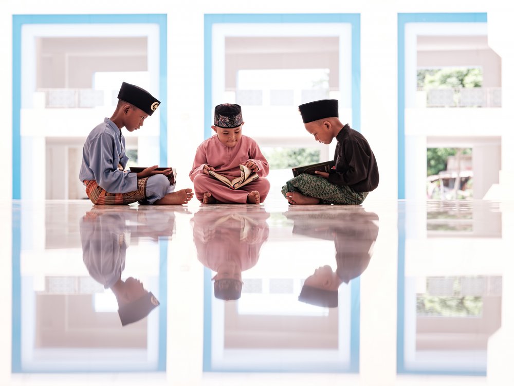 Young Boys Quiet Study
