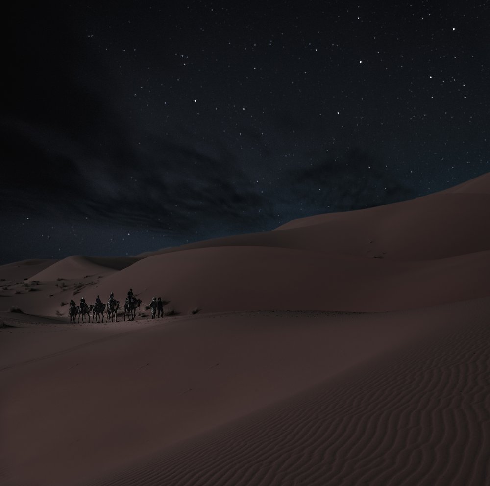 Starry Desert Journey