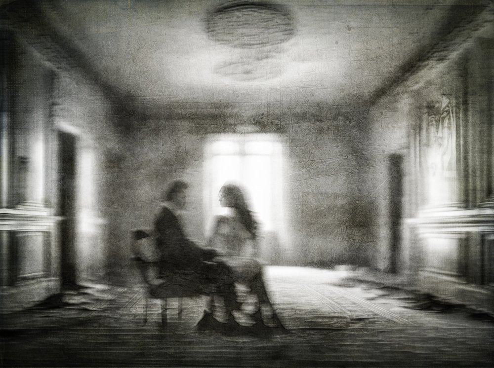 Blurred Romantic Couple