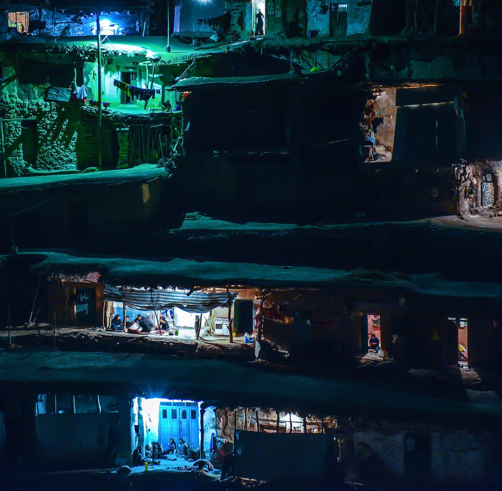 Night Village Glow
