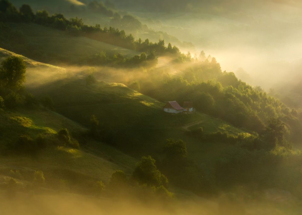 Misty Morning Valley Home