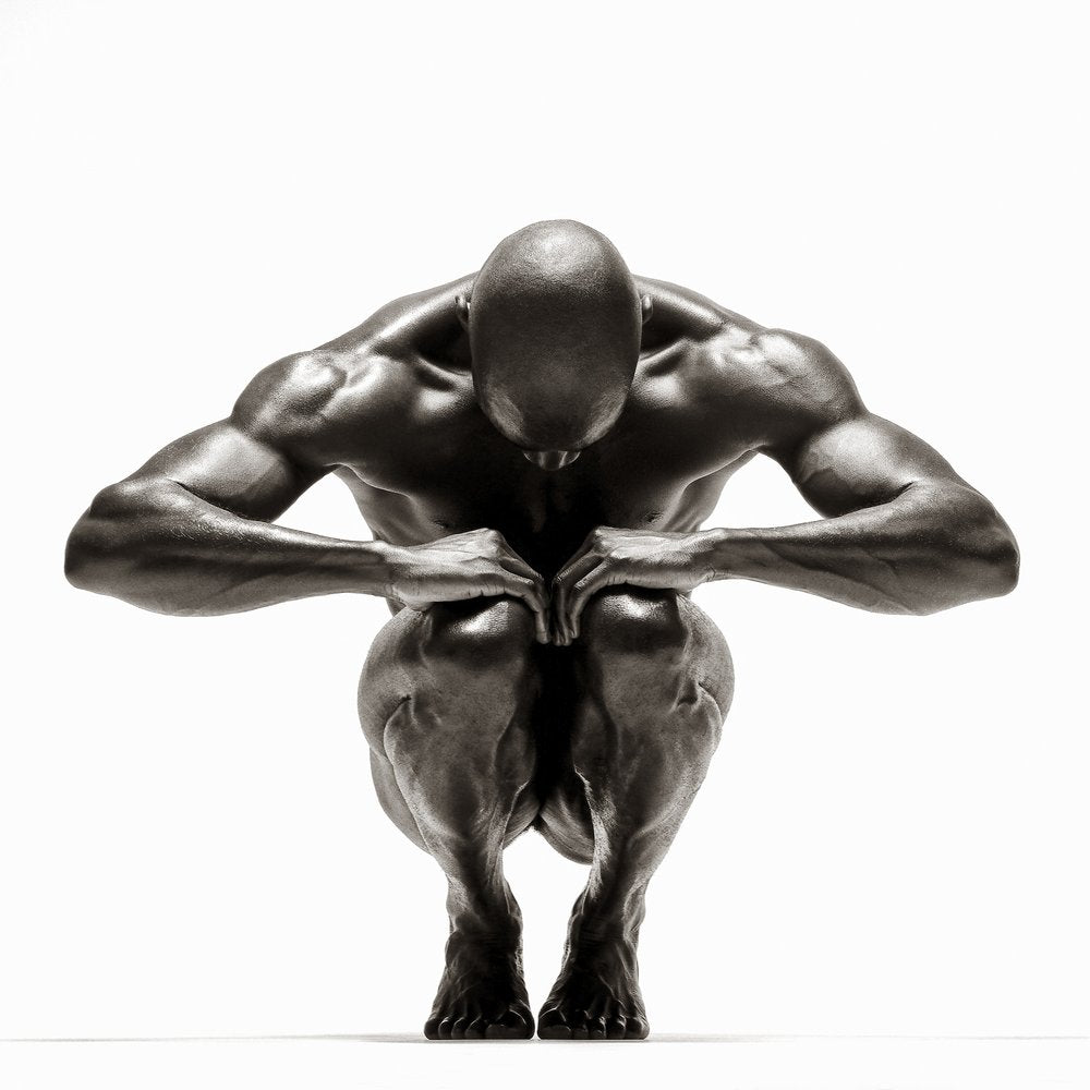 Focused Muscular Man