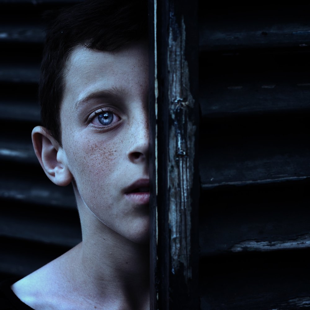 Mysterious Blue Gaze