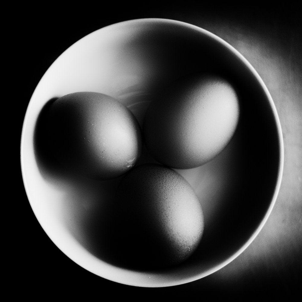 Monochrome Bowl Eggs