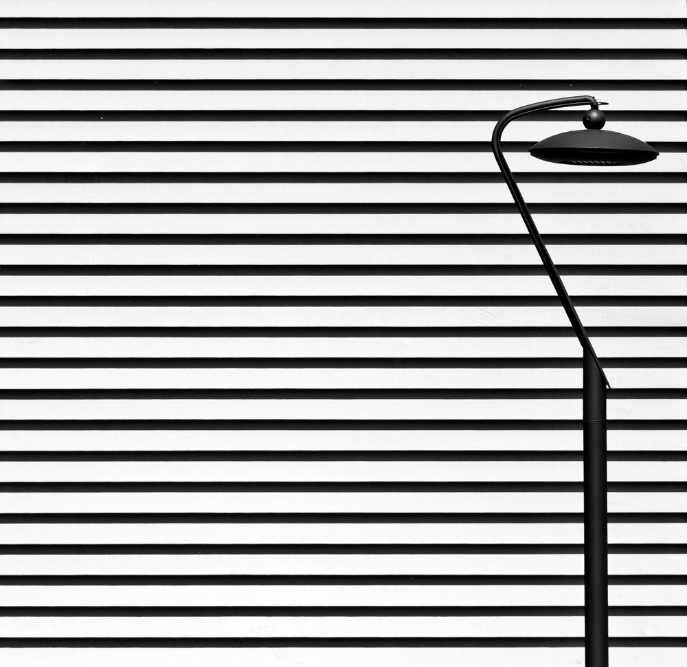 Minimalist Striped Lamp