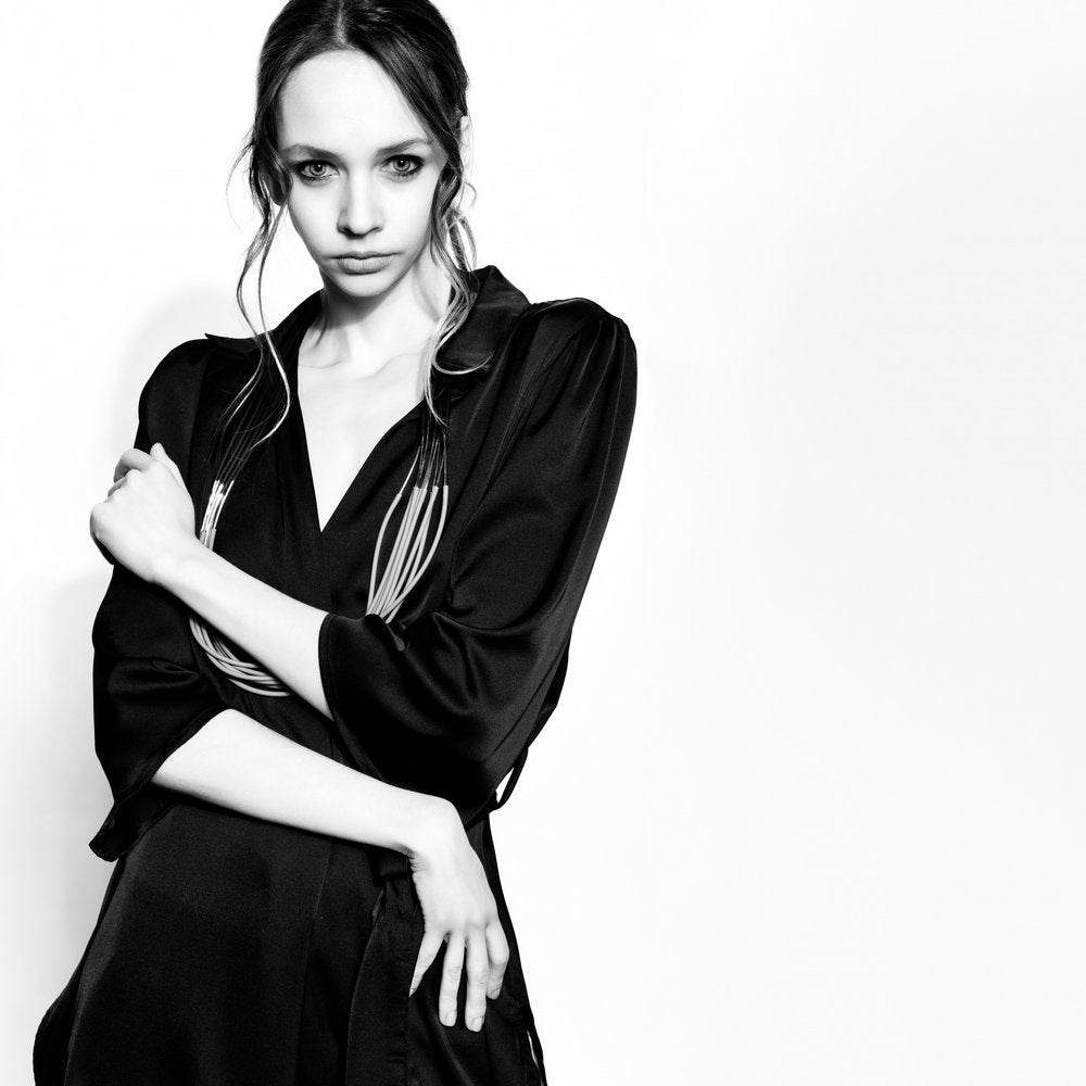 Elegant Black And White Portrait