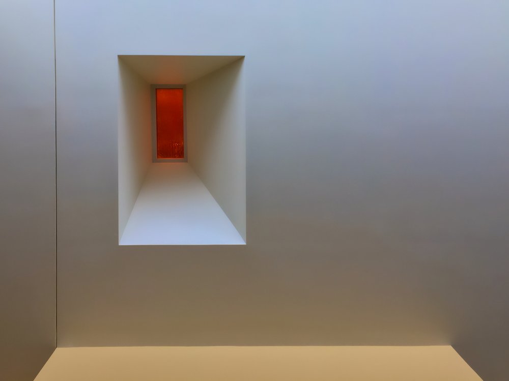 Deep Orange Light Passage