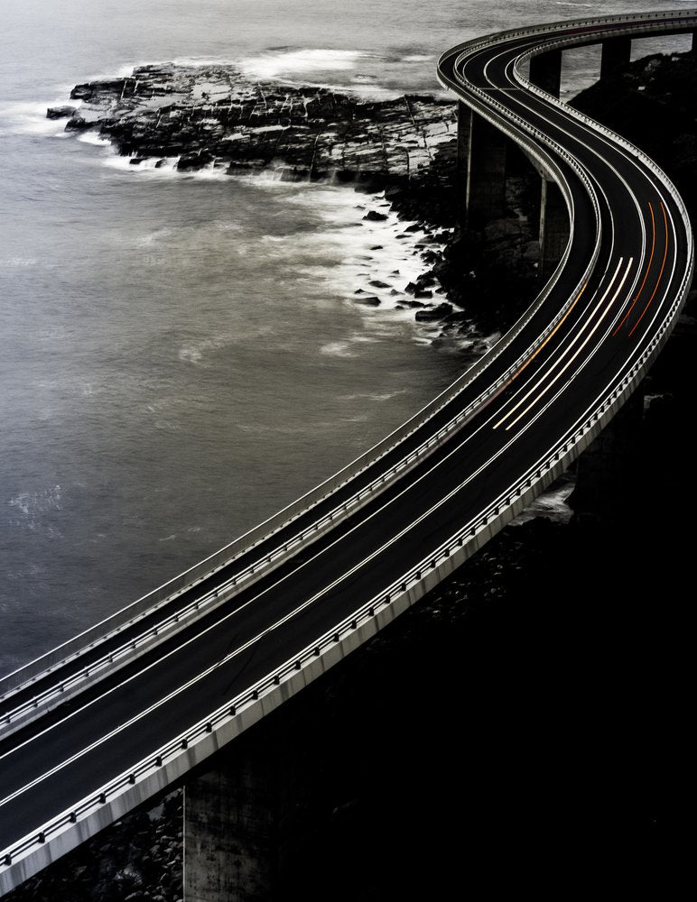 Coastal Highway Night Lights