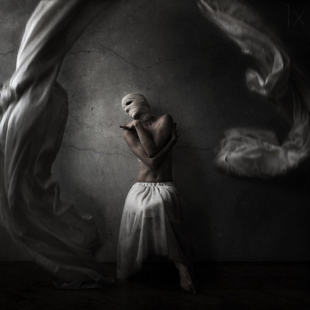 Dramatic Wrapped Figure