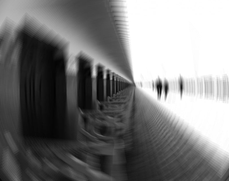 People In Motion Blur