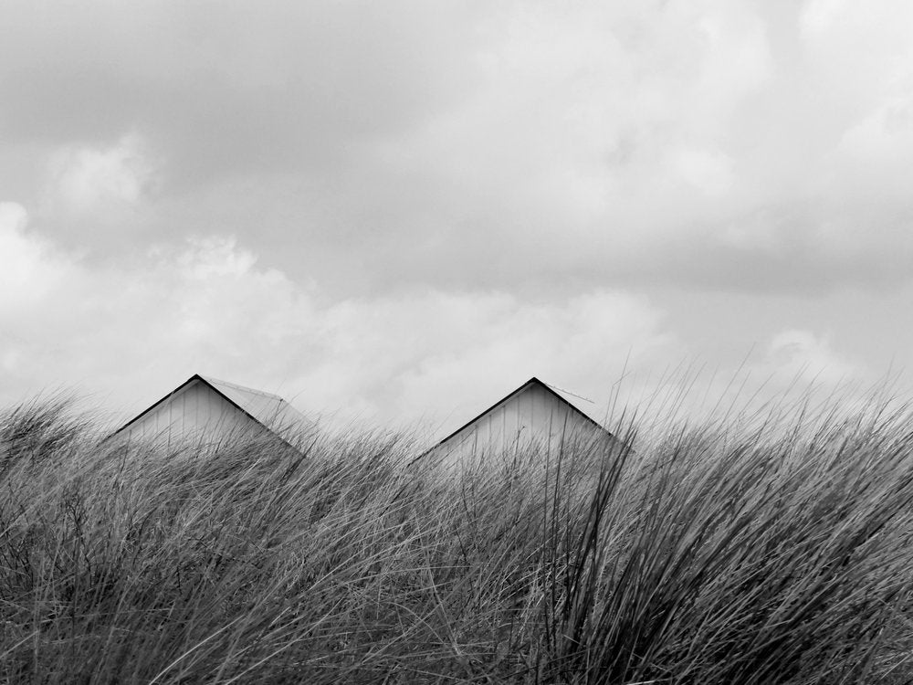 Coastal Huts In Dunes