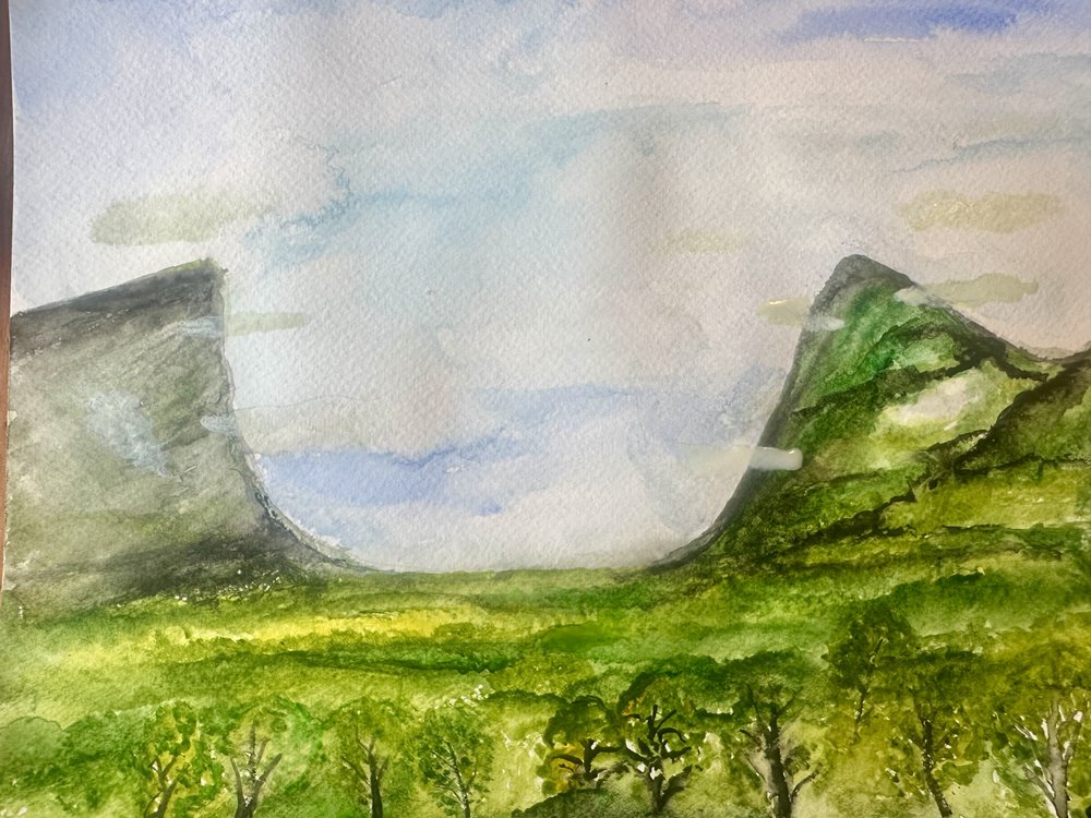 Verdant Mountain Valley