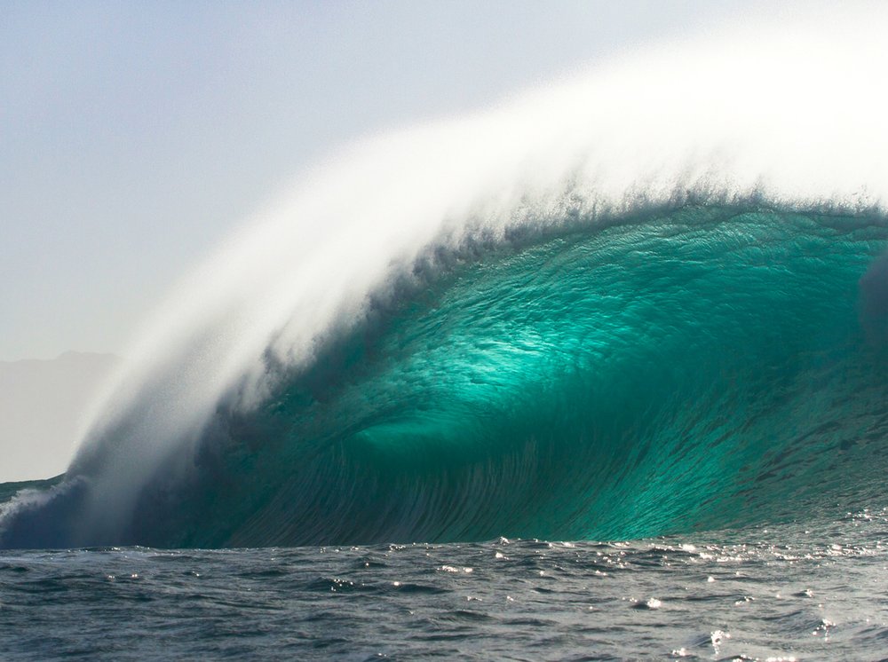 Crashing Turquoise Wave