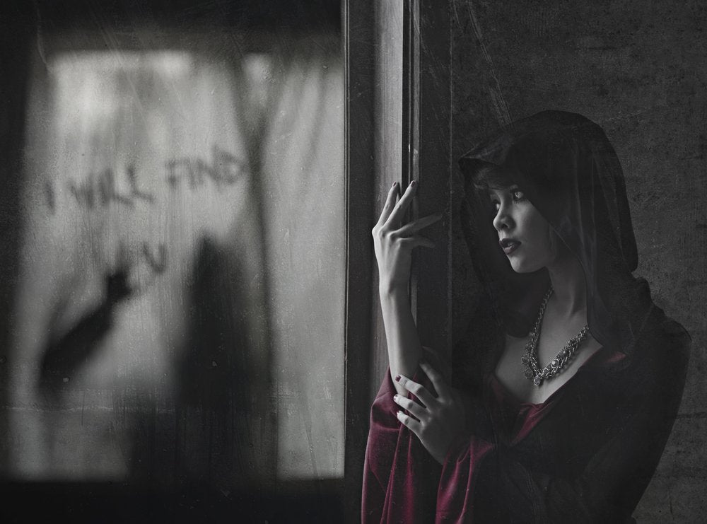Hooded Woman Dark Mystery