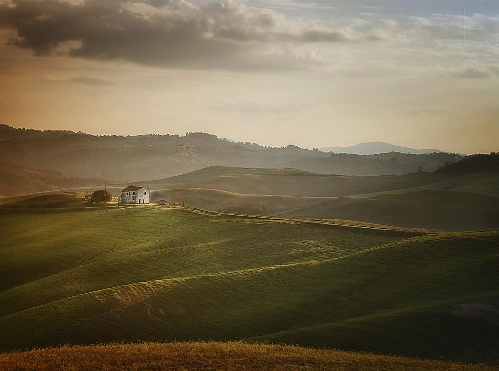 Misty Tuscan Farmhouse