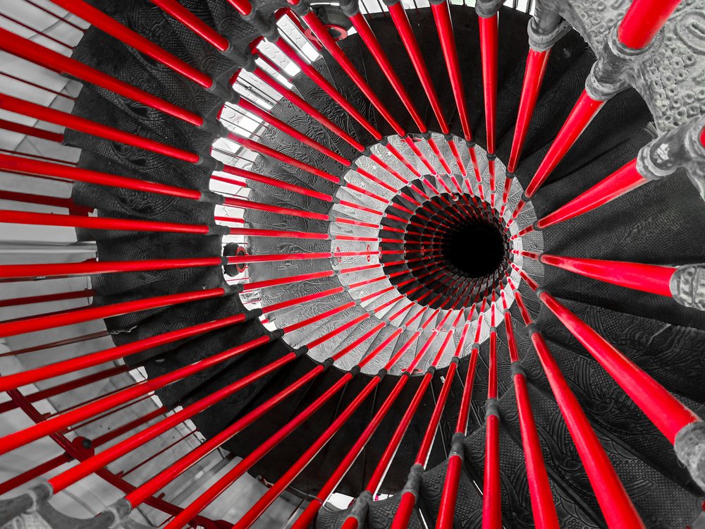 Red Turbine Spiral