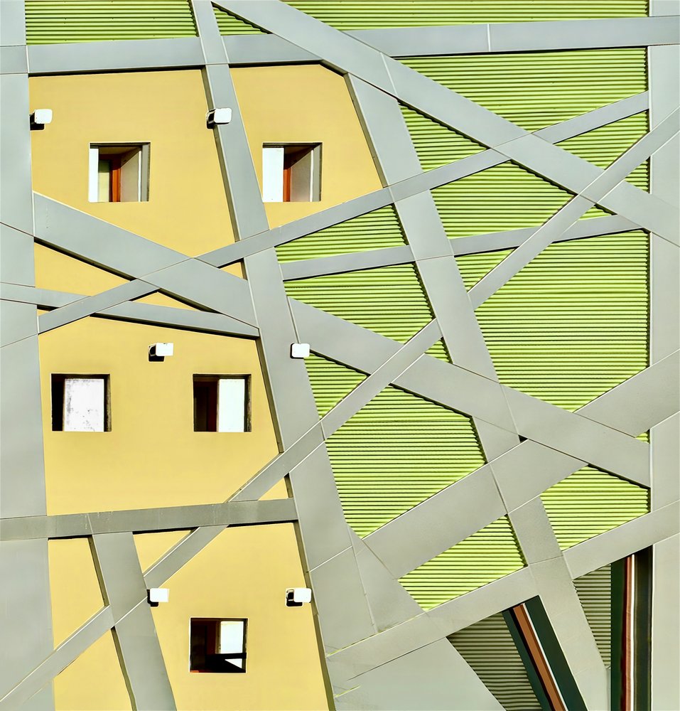 Modern Geometric Facade