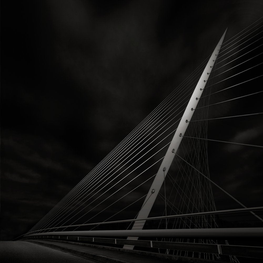 Dramatic Cable Bridge