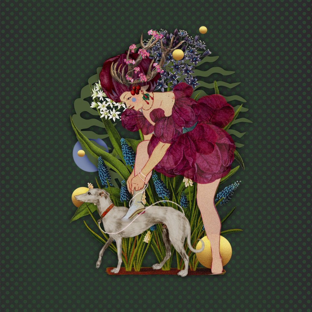 Antlered Spirit and Dog