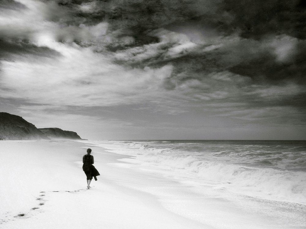 Solitary Beach Stroll